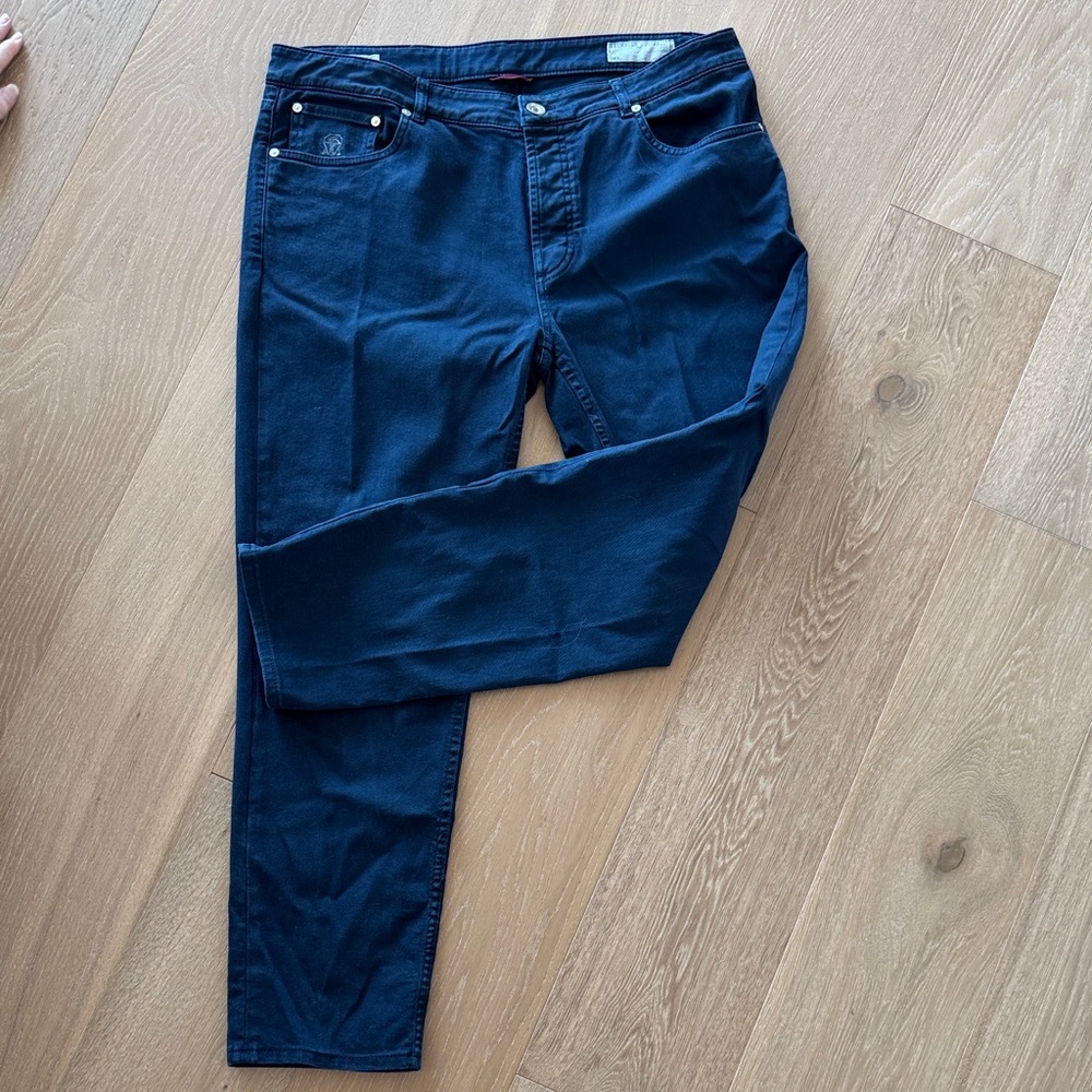 Brunello Cucinelli Dark Blue Jeans